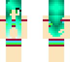 blue pink bakini