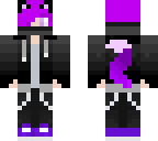 cool purple girl