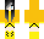 cute yellow hoodie girl