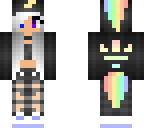 edit of unicorn girl
