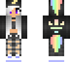 edit of unicorn girl