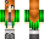 girl in vertical stripes