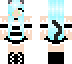meif'wa maid cafe blue hair