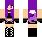 purple sexy girl