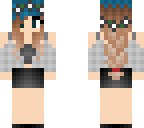 blue unfinished skin