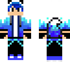 blue wolf boy