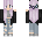 edit- purple haired girl
