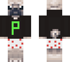 underwear pug w derp face my minecraft skin