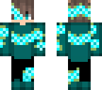 aqua floral boy