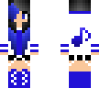 blue music girl
