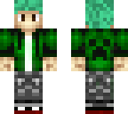 green hair