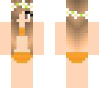 orange bikini girl