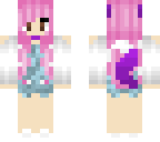 pink and purple wolf girl