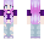 pink haired girl
