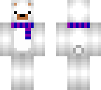 polarbear with scarf