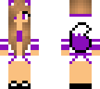 purple wolf girl