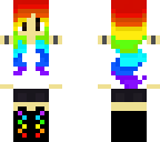 rainbow girl