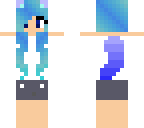 blue girl cat