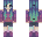 blue hair