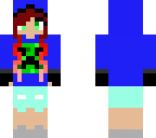 blue hoodie with creeper
