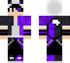 cool purple and black boy