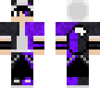 cool purple and black boy