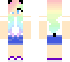 rainbow panda girl