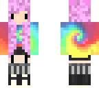 tie-dye girl
