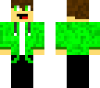 black - green boy