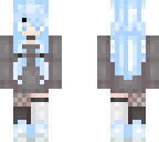 blue girl