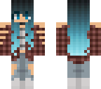 blue hair girl