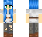 blue hair girl