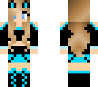 blue kitty girl