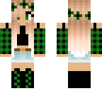 dark green girl