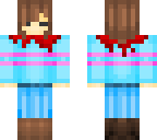 frisk with papyrus\'s scarf- undertale