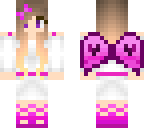 girl with pink wings