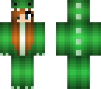 green dino girl