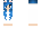 husky blue girl