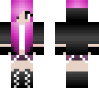 naughty pink-haired girl