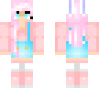 pastel bunny girl
