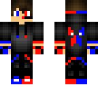 red and blue