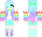 rianbow teal cat