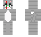 scarred grey cat