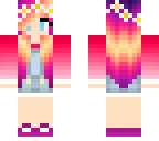 sunset glam girl