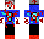 supernicholas100 with cloths and red eyes andblood