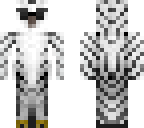 blind snowy owl