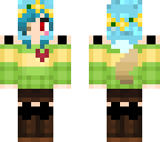 blue haired chara