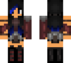 blue haired warrior