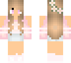 cute pink overalls and flower crown