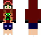full red necked girl